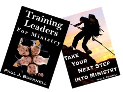 two books! Take Your Next Step and Training Leaders for Ministry