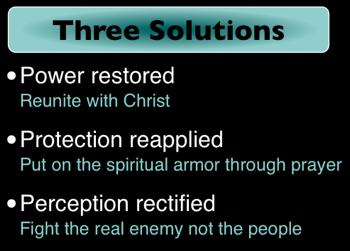 Three solutions