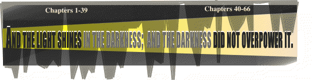 Diagram of Darkness and Light in Isaiah : Overview of Isaiah