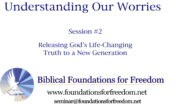 Understanding Our Worries [OA02_01] introduces the  second session's purpose of helping us to understanding why people worry and have anxiety.