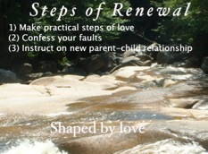 Shaped by love: Steps of Renewal