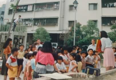 Child evangelism in the park