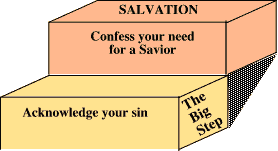 The big step of salvation