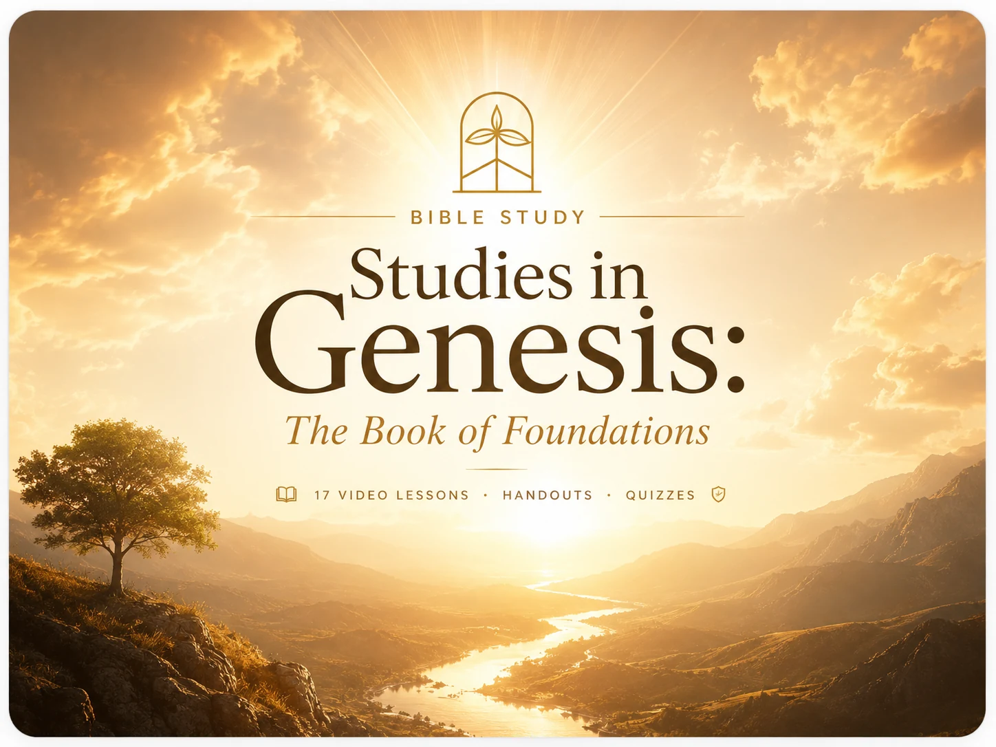 Studies in Genesis: The Book of Foundations course banner