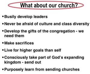 What about your church?