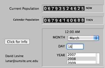 World population clock