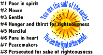 Beatitudes and Salt and Light