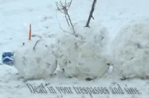 Ephesians 2:1 Dead snowman