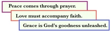 Peace, love, and grace - Ephesians 6:23-24