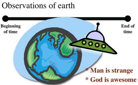 Observations of earth