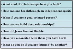 Questions for relationship building in Ecclesiastes 4:10-12.