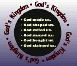 God made us God called us God named us God bought us God claimed us