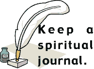 Keep a spiritual journal