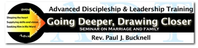 Going Deeper, Drawing Closer - Seminar on Marriage and Seminar