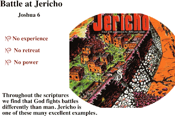 Battle at Jericho: Picture from Bible and Spade 12:2 (1999), pg. 36. Permission granted 