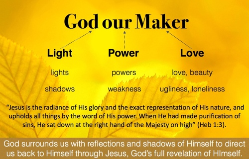 God's light, power and love