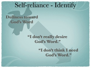 exposing self-reliance