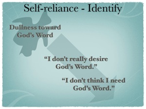 exposing self-reliance