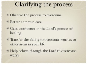 Clarify the process
