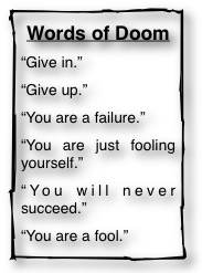 words of doom
