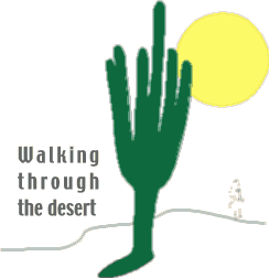 Walking through the desert