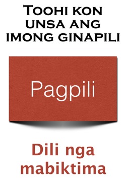 Pagkaplag sa imong Paga Pili-on