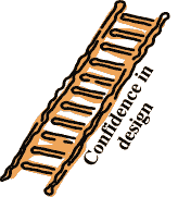 Ladder illustrates confidence in design